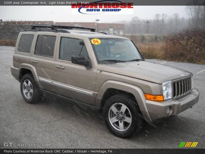 Light Khaki Metallic / Khaki 2006 Jeep Commander 4x4