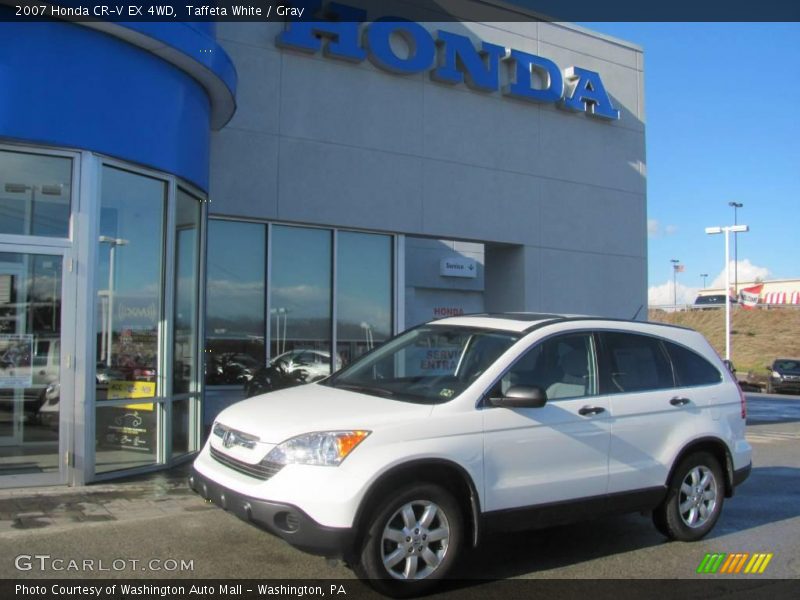Taffeta White / Gray 2007 Honda CR-V EX 4WD