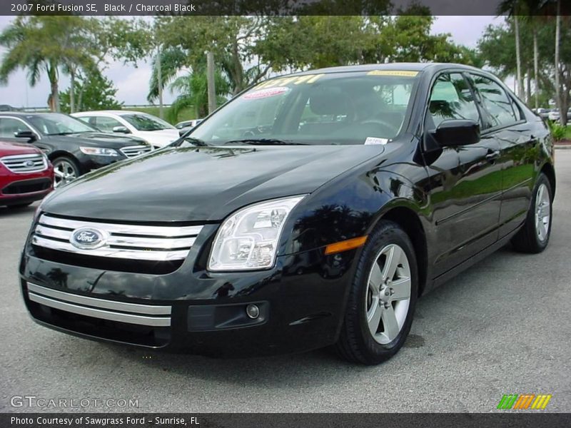 Black / Charcoal Black 2007 Ford Fusion SE