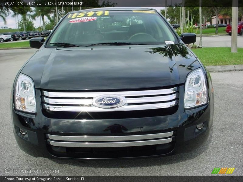 Black / Charcoal Black 2007 Ford Fusion SE