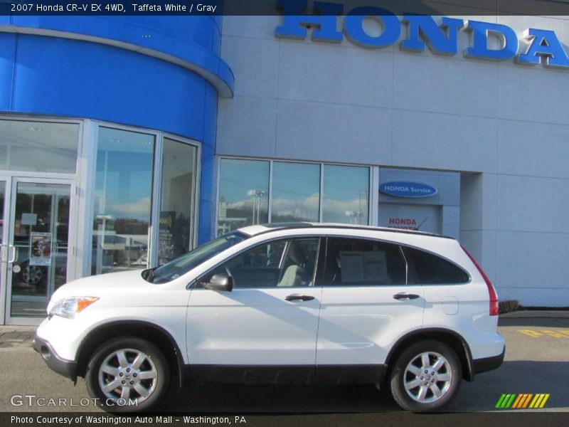 Taffeta White / Gray 2007 Honda CR-V EX 4WD