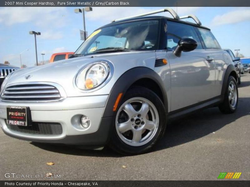 Pure Silver Metallic / Grey/Carbon Black 2007 Mini Cooper Hardtop