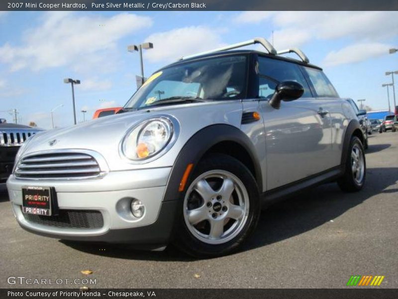 Pure Silver Metallic / Grey/Carbon Black 2007 Mini Cooper Hardtop