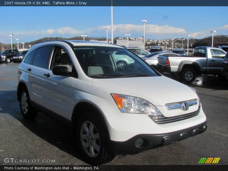 Taffeta White / Gray 2007 Honda CR-V EX 4WD