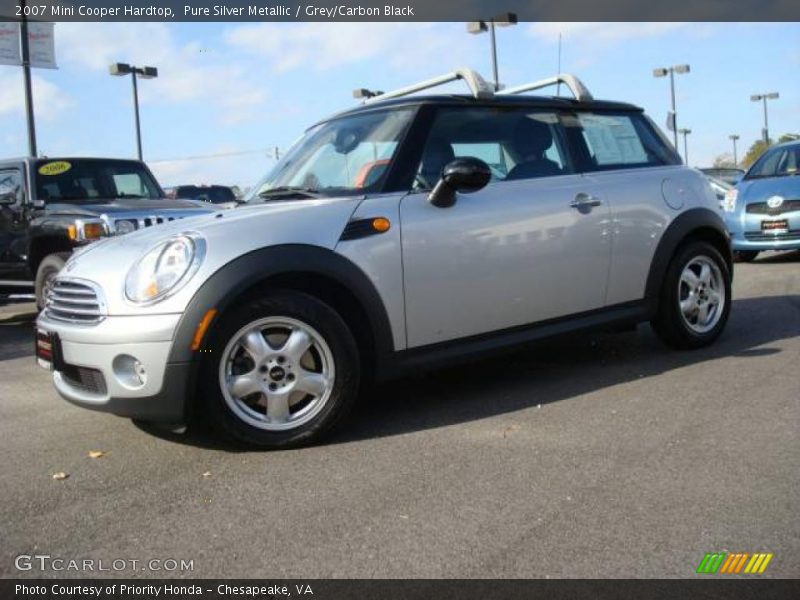 Pure Silver Metallic / Grey/Carbon Black 2007 Mini Cooper Hardtop