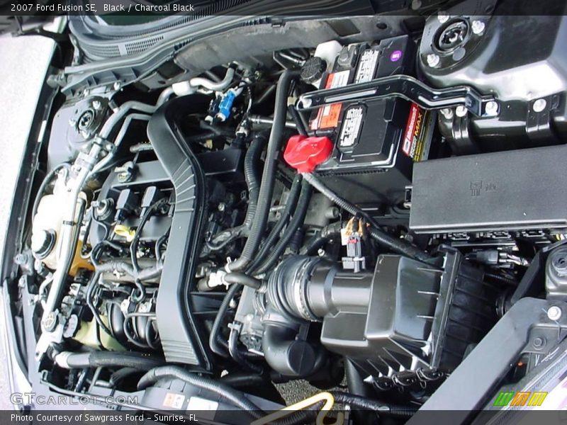 Black / Charcoal Black 2007 Ford Fusion SE