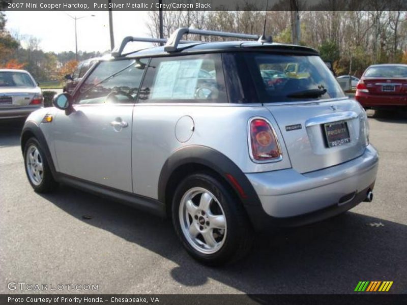 Pure Silver Metallic / Grey/Carbon Black 2007 Mini Cooper Hardtop