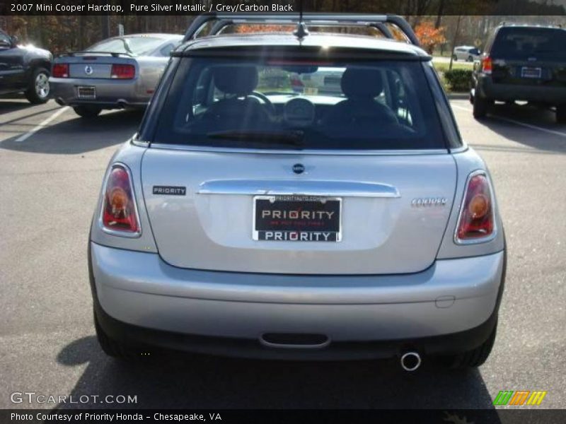 Pure Silver Metallic / Grey/Carbon Black 2007 Mini Cooper Hardtop