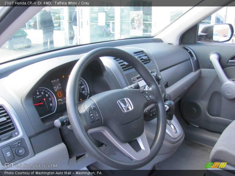 Taffeta White / Gray 2007 Honda CR-V EX 4WD