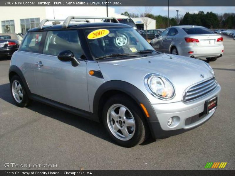 Pure Silver Metallic / Grey/Carbon Black 2007 Mini Cooper Hardtop