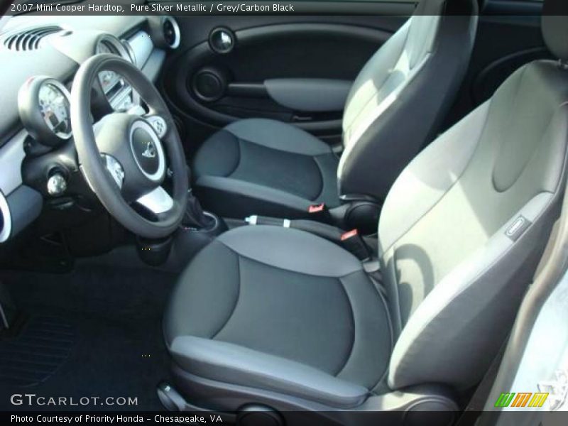 Pure Silver Metallic / Grey/Carbon Black 2007 Mini Cooper Hardtop