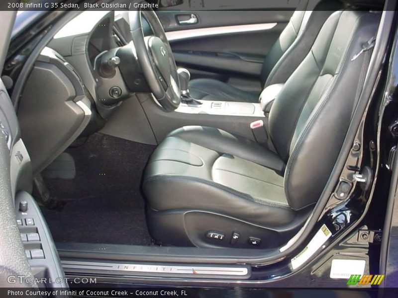 Black Obsidian / Graphite 2008 Infiniti G 35 Sedan