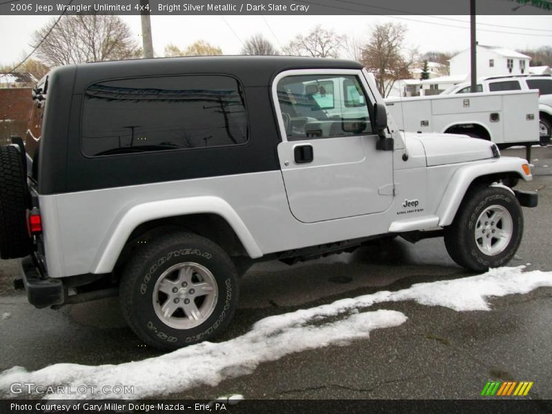 Bright Silver Metallic / Dark Slate Gray 2006 Jeep Wrangler Unlimited 4x4