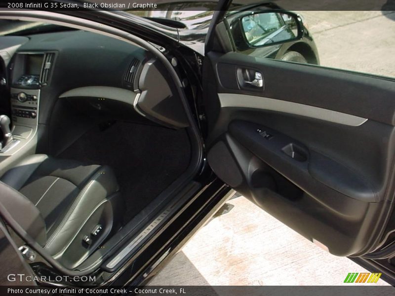 Black Obsidian / Graphite 2008 Infiniti G 35 Sedan