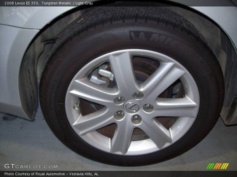 Tungsten Metallic / Light Gray 2008 Lexus ES 350