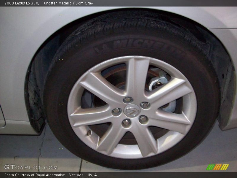Tungsten Metallic / Light Gray 2008 Lexus ES 350