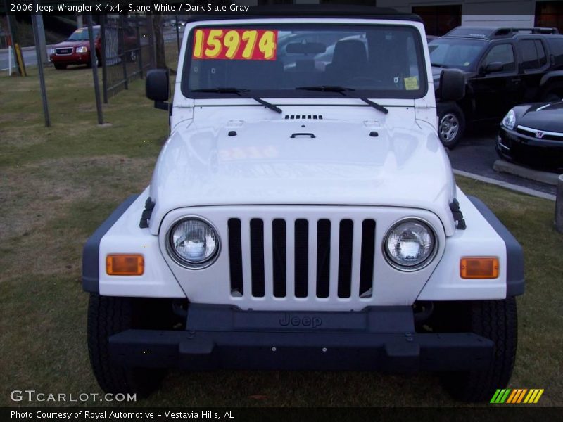 Stone White / Dark Slate Gray 2006 Jeep Wrangler X 4x4