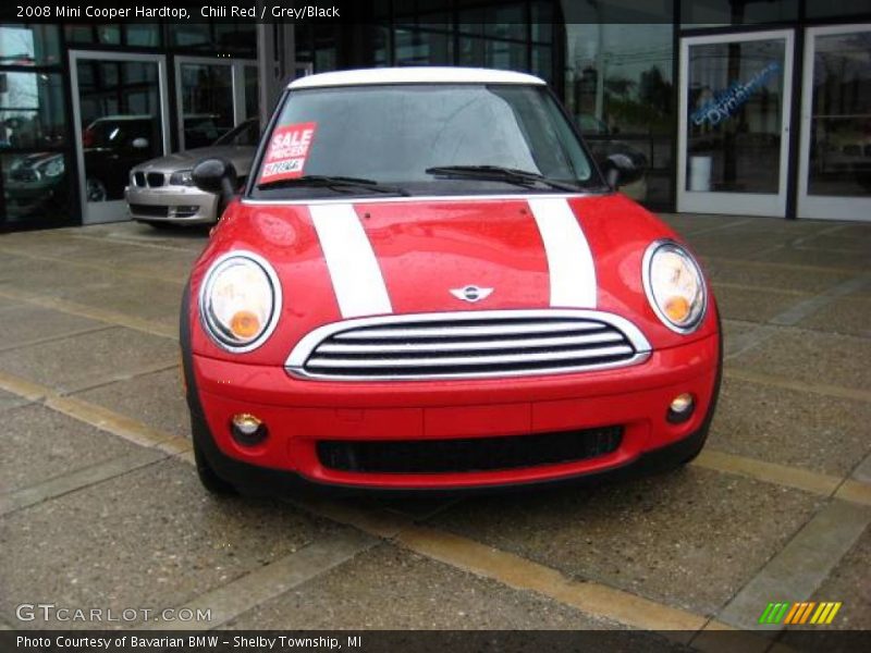 Chili Red / Grey/Black 2008 Mini Cooper Hardtop