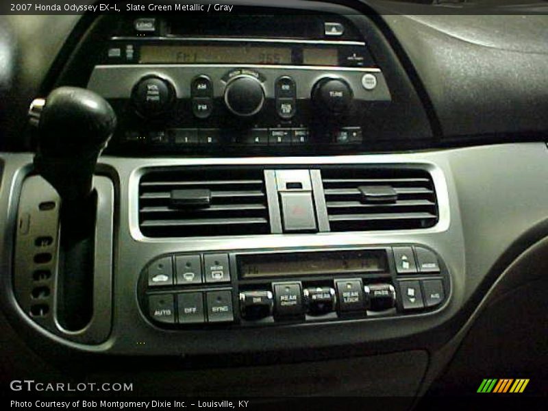 Slate Green Metallic / Gray 2007 Honda Odyssey EX-L