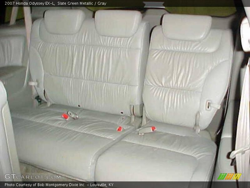 Slate Green Metallic / Gray 2007 Honda Odyssey EX-L