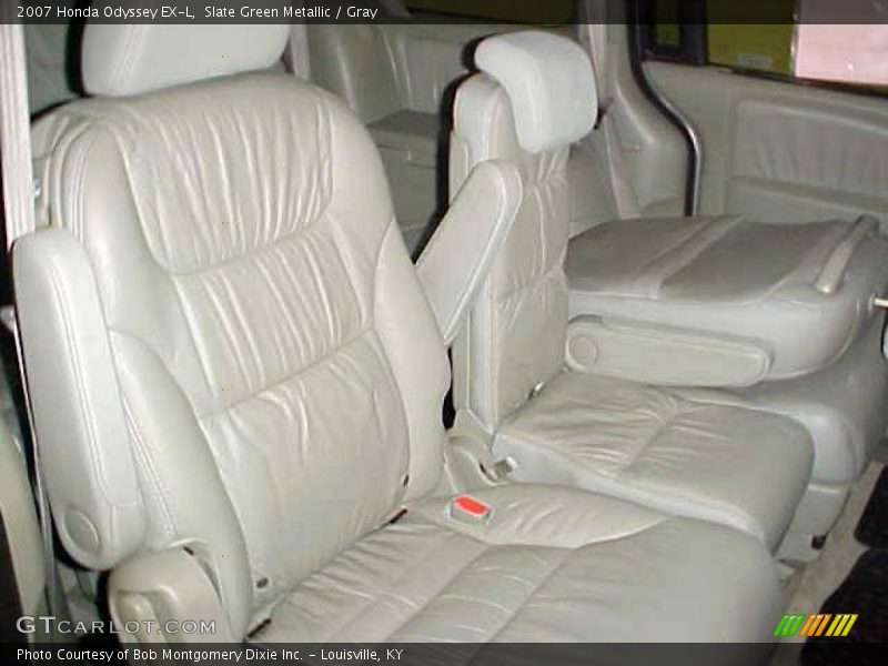 Slate Green Metallic / Gray 2007 Honda Odyssey EX-L
