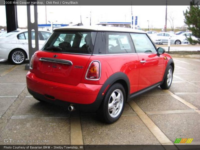 Chili Red / Grey/Black 2008 Mini Cooper Hardtop