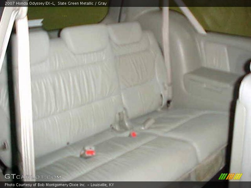 Slate Green Metallic / Gray 2007 Honda Odyssey EX-L