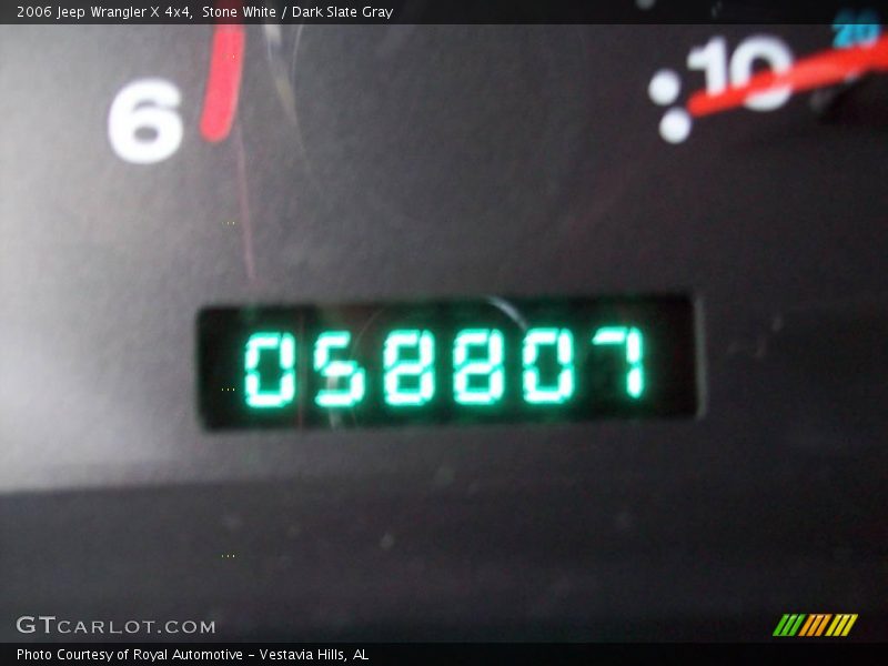 Stone White / Dark Slate Gray 2006 Jeep Wrangler X 4x4