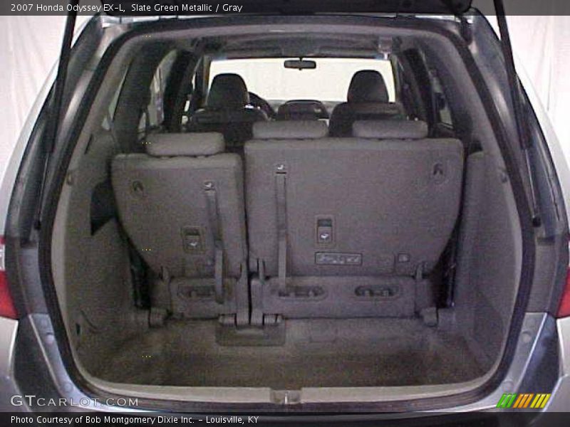 Slate Green Metallic / Gray 2007 Honda Odyssey EX-L