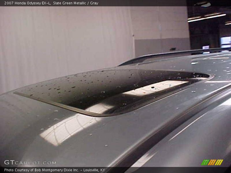 Slate Green Metallic / Gray 2007 Honda Odyssey EX-L