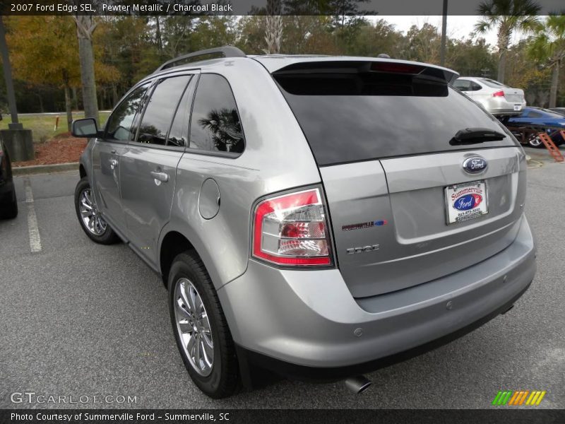 Pewter Metallic / Charcoal Black 2007 Ford Edge SEL