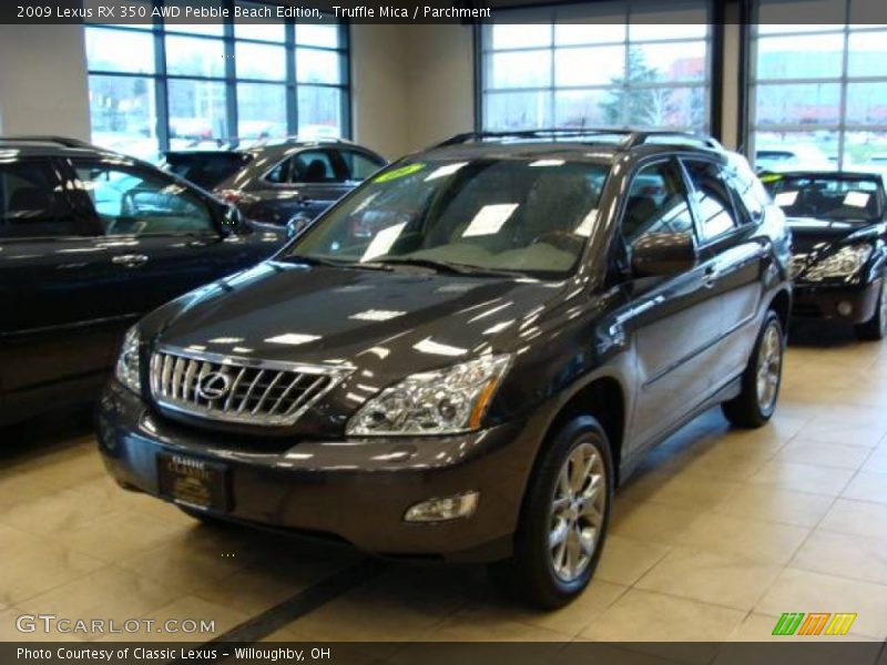 Truffle Mica / Parchment 2009 Lexus RX 350 AWD Pebble Beach Edition