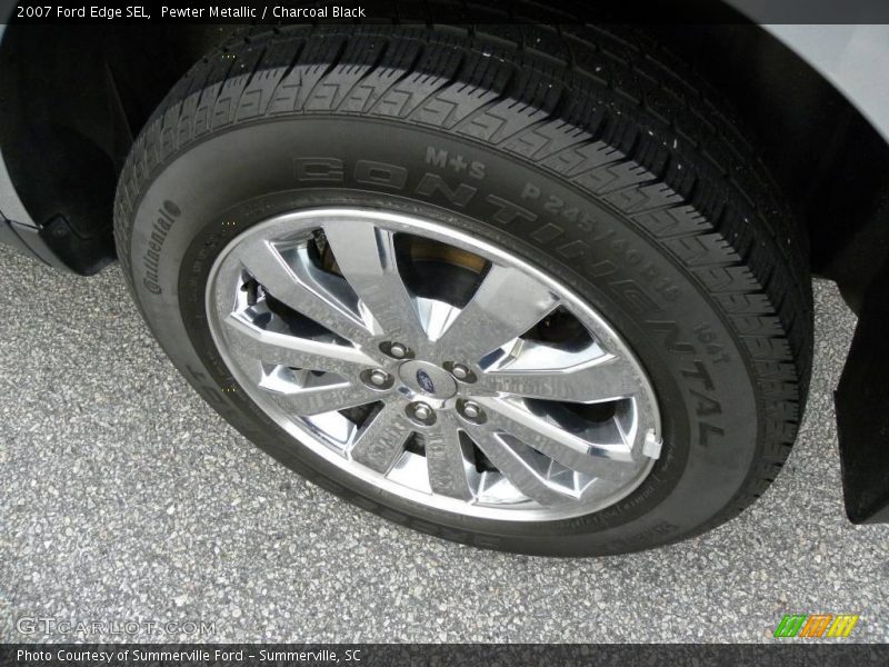 Pewter Metallic / Charcoal Black 2007 Ford Edge SEL