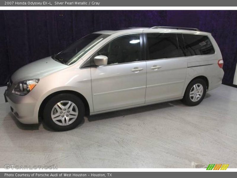 Silver Pearl Metallic / Gray 2007 Honda Odyssey EX-L