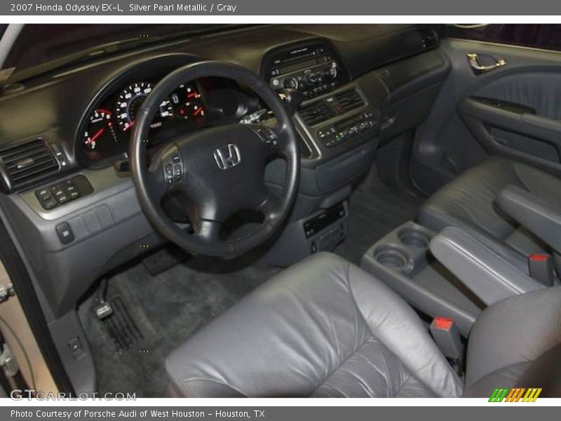 Silver Pearl Metallic / Gray 2007 Honda Odyssey EX-L