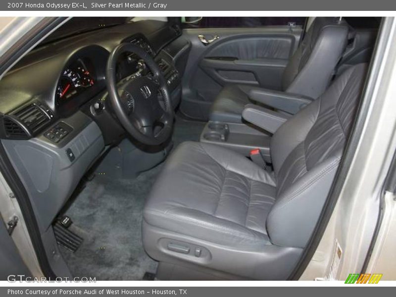 Silver Pearl Metallic / Gray 2007 Honda Odyssey EX-L