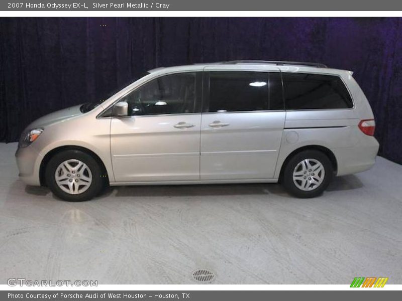 Silver Pearl Metallic / Gray 2007 Honda Odyssey EX-L