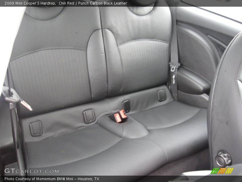  2009 Cooper S Hardtop Punch Carbon Black Leather Interior