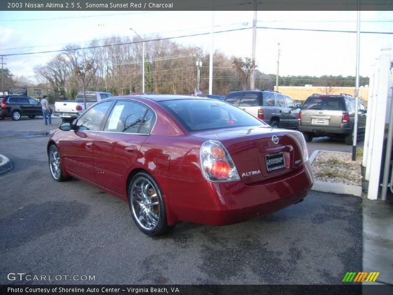 Sonoma Sunset Red / Charcoal 2003 Nissan Altima 2.5 S