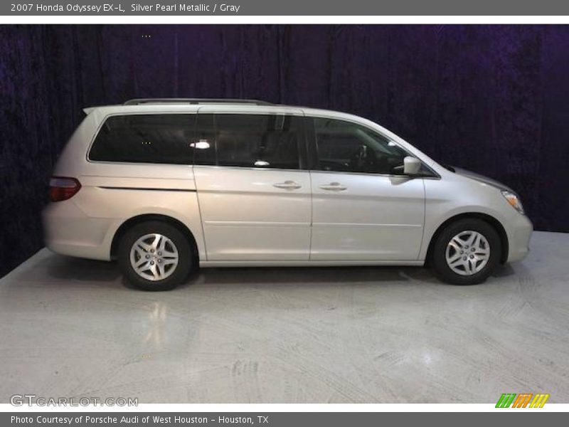Silver Pearl Metallic / Gray 2007 Honda Odyssey EX-L