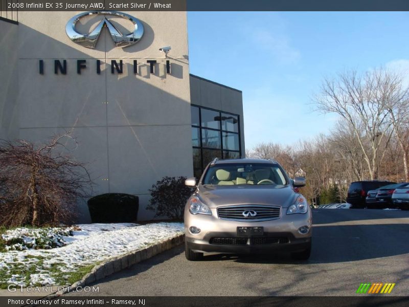 Scarlet Silver / Wheat 2008 Infiniti EX 35 Journey AWD