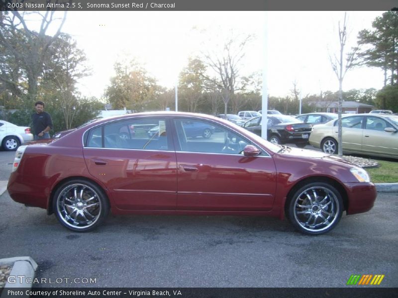 Sonoma Sunset Red / Charcoal 2003 Nissan Altima 2.5 S