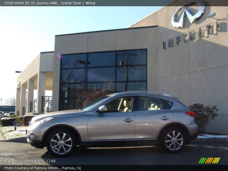 Scarlet Silver / Wheat 2008 Infiniti EX 35 Journey AWD