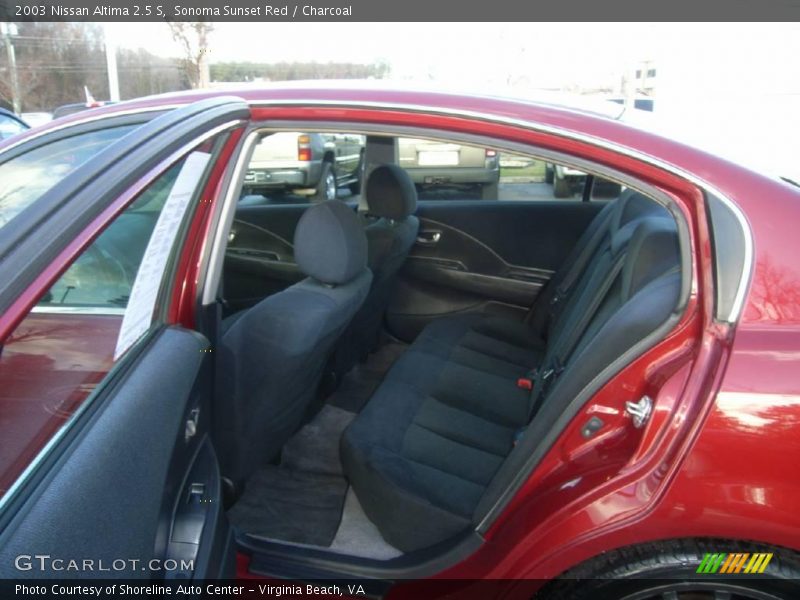 Sonoma Sunset Red / Charcoal 2003 Nissan Altima 2.5 S