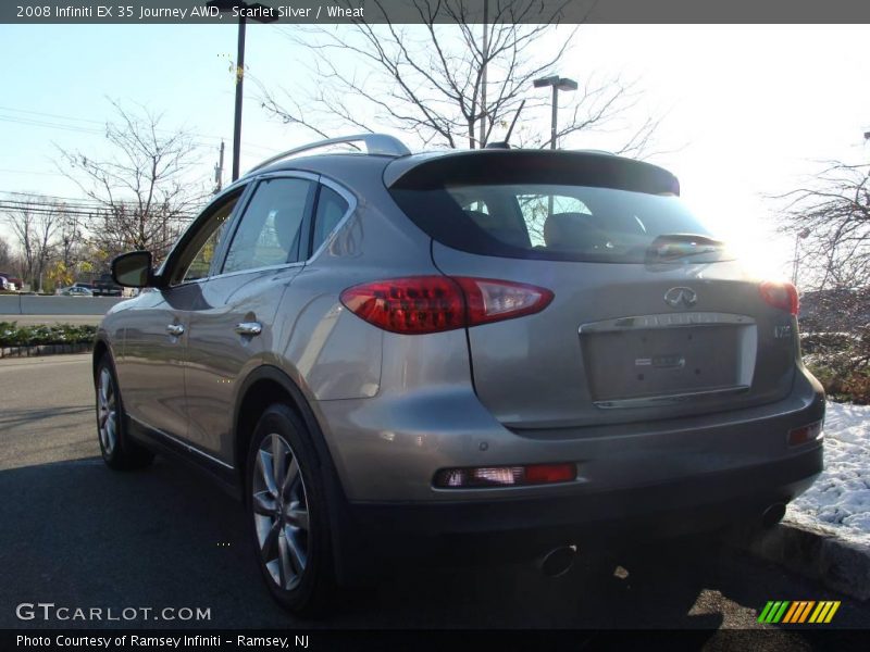 Scarlet Silver / Wheat 2008 Infiniti EX 35 Journey AWD