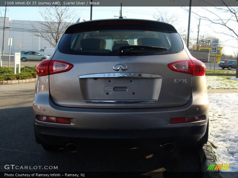 Scarlet Silver / Wheat 2008 Infiniti EX 35 Journey AWD
