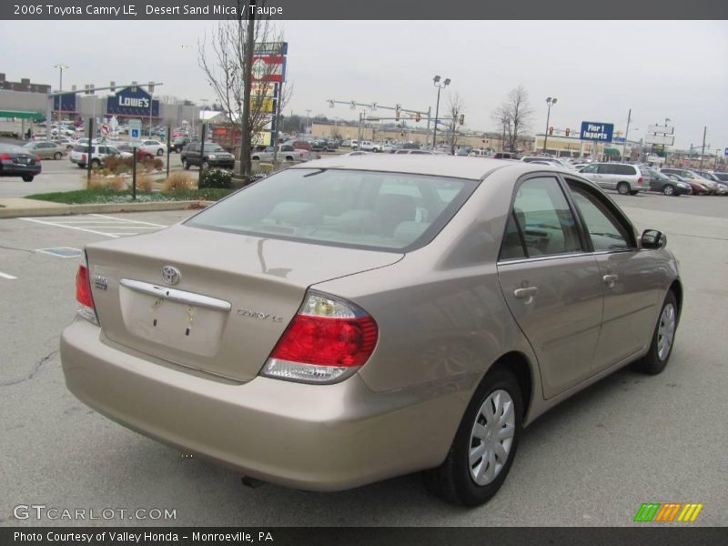 Desert Sand Mica / Taupe 2006 Toyota Camry LE