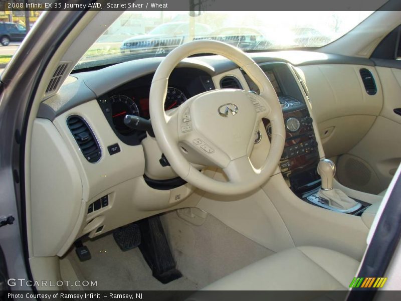 Scarlet Silver / Wheat 2008 Infiniti EX 35 Journey AWD