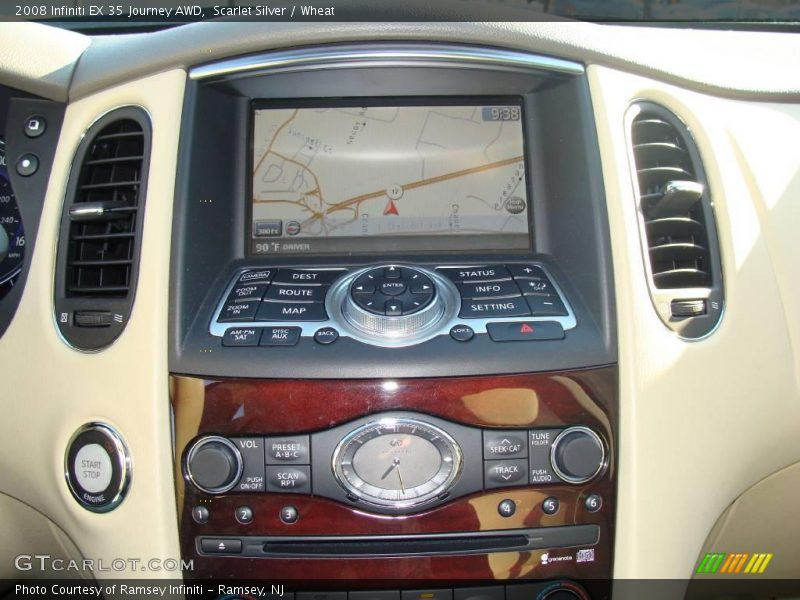 Scarlet Silver / Wheat 2008 Infiniti EX 35 Journey AWD