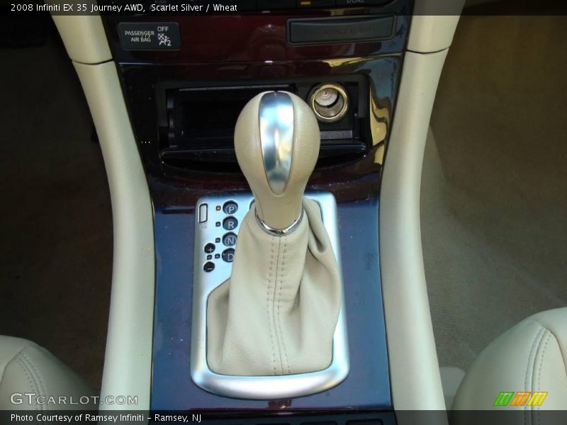 Scarlet Silver / Wheat 2008 Infiniti EX 35 Journey AWD